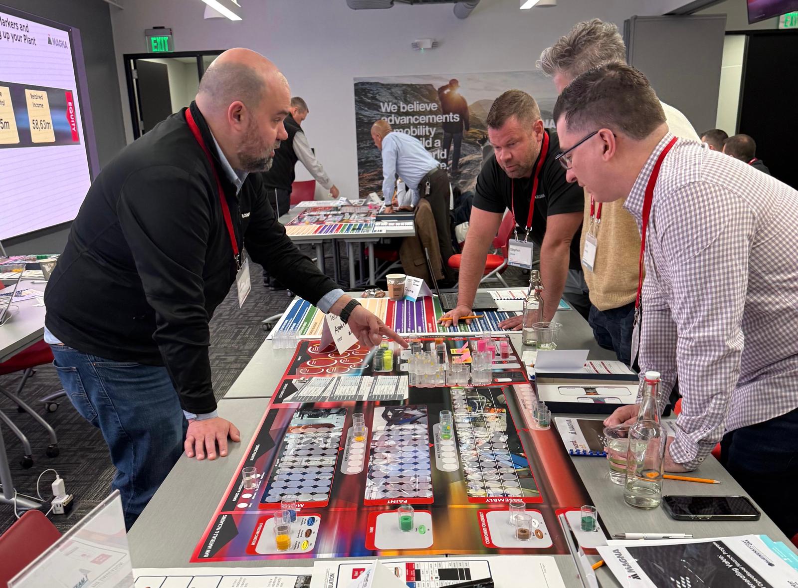 Magna International training session